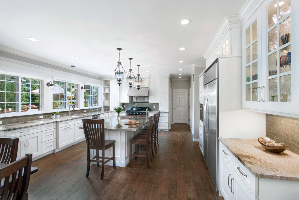 Wide open kitchen