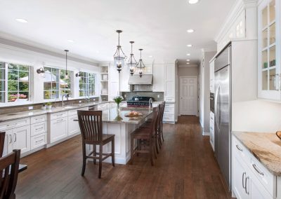 Spacious White Kitchen